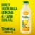 Tropicana Classic Lemonade Made With Real Lemons Perspective: back