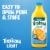 Tropicana Light Orange Juice Beverage, No Pulp, Calcium and Vitamin D Perspective: back