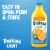 Tropicana Light Orange Juice Beverage, No Pulp Perspective: back