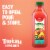 Tropicana Refreshers Fruit Punch Juice Drink With Real Fruit Juice Perspective: back