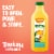 Tropicana Refreshers Pineapple Mango Juice Drink With Real Fruit Juice Perspective: back