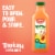 Tropicana Refreshers Peach Pineapple Juice Drink With Real Fruit Juice Perspective: back