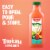 Tropicana Refreshers Strawberry Peach Juice Drink With Real Fruit Juice Perspective: back