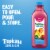 Tropicana Zero Sugar Fruit Punch Juice Drink Perspective: back