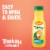 Tropicana Refreshers Pineapple Mango Juice Drink With Real Fruit Juice Perspective: back