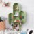 Babyletto Cactus Bookcase in Sage Green Perspective: back