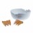 Tabletops Unlimited Porcelain & Bamboo Salad Set Perspective: back