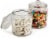 Tabletops Unlimited Glass Apothecary Jars - 2 Pack Perspective: back