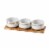 Tabletops Unlimited Gallery Sedona Bowl & Tray Set Perspective: back