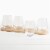 TTU Gallery Stemless Wine Flight Set Perspective: back
