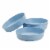 Smart Planet Lacey Periwinkle Recycled 4-Piece Dinner Bowls Set Perspective: back