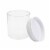 Mason Craft & More Small Round Plastic Container Perspective: back