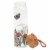 Tabletops Unlimited Enchanted Forest Glass Water Bottle With Bamboo Lid 32 oz Perspective: back