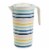 Smart Planet 1.8L Striped Bamboo Fiber Pitcher with Lid Perspective: back