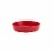 Tabletops Unlimited Smart Planet Recycled Plastic Dinner Bowls - Red Perspective: back