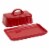 Tabletops Unlimited Mason Craft and More Stoneware Cafe Butter Dish - Red Perspective: back