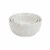 Tabletops Unlimited Mason Craft and More Stoneware Cafe Tidbit Bowl Set - White Perspective: back