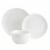 Mason Craft and More Stoneware Cafe Dinnerware Set - White Perspective: back