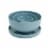 Tabletops Gallery Melamine Bowl and Plate Set – Light Blue Perspective: back