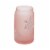 Tabletops Gallery 2 Piece Snowflake Soda Can Glass Set - Pink Perspective: back