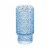 Tabletops Gallery 2 Piece Textured Glass Set - Blue Perspective: back