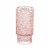 Tabletops Gallery 2 Piece Textured Glass Set - Pink Perspective: back