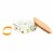 Tabletops Unlimited Gallery Glass Food Storage Container with Bamboo Lid Perspective: back