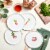 Tabletops Gallery Ceramic Appetizer Plate Set Perspective: back
