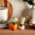 Tabletops Gallery Green Onion and Carrot Salt and Pepper Shakers Perspective: back
