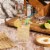 Infuse 4 Piece Stackable Glass Goblet Set Perspective: back
