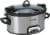Crock-Pot Cook & Carry Programmable Smart Pot Slow Cooker - Black/Silver Perspective: back