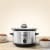 Crock-Pot® 4.5 Quart Manual Slow Cooker Stainless Steel Perspective: back