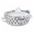 Crock-Pot® Casserole Crock Oval Slow Cooker - White/Blue Perspective: back