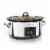 Crock-Pot® Silver/Black Programmable Slow Cooker Perspective: back