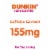 Dunkin'® Caramel Iced Coffee Bottle Perspective: back