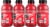 Powerade® Red Fruit Punch Sports Drink Multipack Bottles Perspective: back