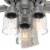 Hunter Fan Company Hartland 52  Indoor Home Low Profile Ceiling Fan w/ LED Light Perspective: back