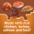 Purina Friskies Extra Gravy Chunky Wet Cat Food Variety Pack Chicken, Turkey, Salmon & Beef Perspective: back