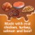 Purina Friskies Extra Gravy Chunky Wet Cat Food Variety Pack Chicken, Turkey, Salmon & Beef Perspective: back