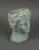 Distressed Cement Classic Greek Warrior Bust Indoor/Outdoor Head Planter Perspective: back
