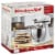 KitchenAid KSM75WH Classic Plus Tilt-Head Stand Mixer - White Perspective: back