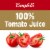 Campbell's® 100% Tomato Juice  Can Perspective: back