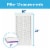 Filtrete™ Allergen Bacteria & Virus Furnace AC Air Filter 1500 MPR Perspective: back