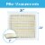 Filtrete™ Basic Dust and Lint Furnace AC Air Filter 300 MPR Perspective: back