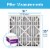 Filtrete™ Ultra Allergen Reduction Deep Pleat Furnace AC Air Filter 1550 MPR Perspective: back