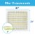Filtrete™ Pollen Furnace AC Air Filter 600 MPR Perspective: back