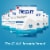 Nexcare™ Tegaderm™ + Pad Waterproof Transparent Sterile Adhesive Dressings Perspective: back