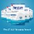 Nexcare™ Tegaderm™ + Pad Waterproof Transparent Sterile Adhesive Dressings Perspective: back