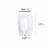 Command® Mini Hooks - Clear Perspective: back