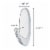 Command™ Damage-Free Medium Clear Hooks Perspective: back